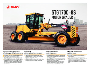 Motoniveladoras Sany STG170C-8S