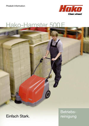 Barredoras manuales Hako Hamster 500 E