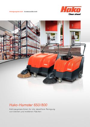 Barredoras manuales Hako Hamster 800 V