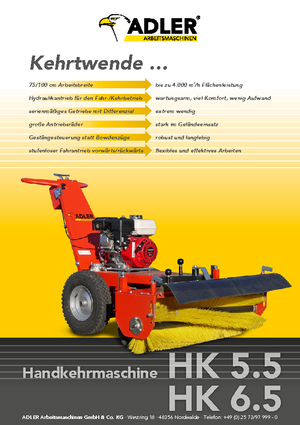 Barredoras manuales Adler HK 5.5