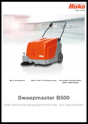 Barredoras manuales Hako Sweepmaster B 800