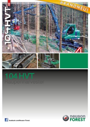 Cosechadoras forestales Neuson Forest 104HVT