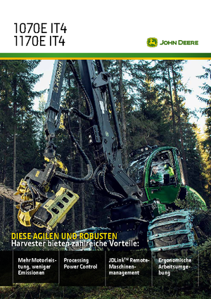 Cosechadoras forestales John Deere 1070 E IT4