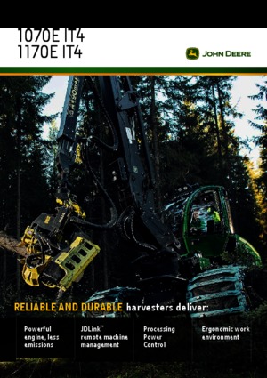 Cosechadoras forestales John Deere 1170 E IT4