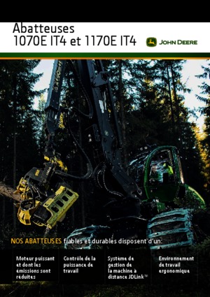 Cosechadoras forestales John Deere 1170 E IT4