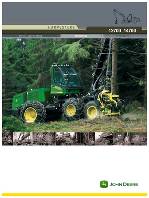 Cosechadoras forestales John Deere 1470 D Eco III
