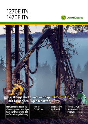 Cosechadoras forestales John Deere 1470 E IT4