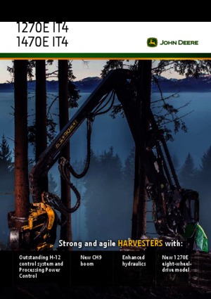 Cosechadoras forestales John Deere 1270 E IT4