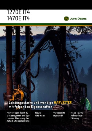 Cosechadoras forestales John Deere 1270 E IT4