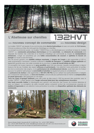 Cosechadoras forestales MHT 132 HVT