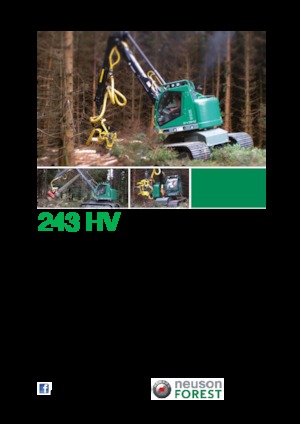 Cosechadoras forestales Neuson Forest 243HV