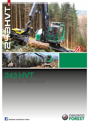 Cosechadoras forestales Neuson Forest 243HVT