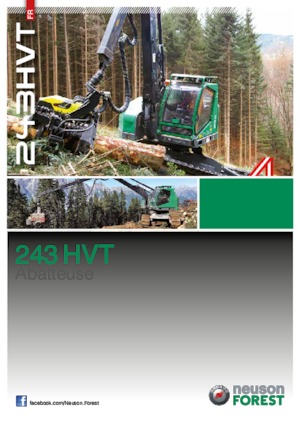 Cosechadoras forestales Neuson Forest 243HVT