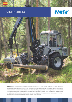 Cosechadoras forestales Vimek 404 T 4