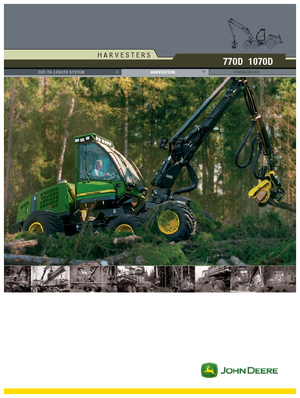 Cosechadoras forestales John Deere 1070 D