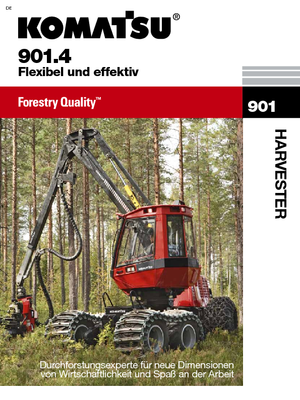 Cosechadoras forestales Komatsu 901.4
