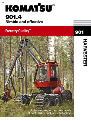 Cosechadoras forestales Komatsu 901.4