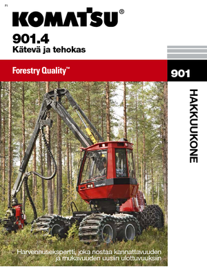 Cosechadoras forestales Komatsu 901.4