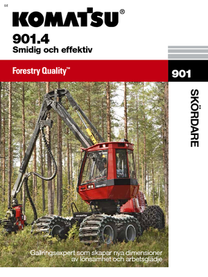 Cosechadoras forestales Komatsu 901.4