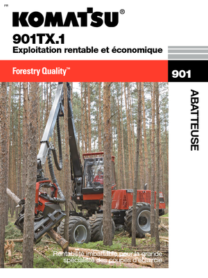 Cosechadoras forestales Komatsu 901 TX