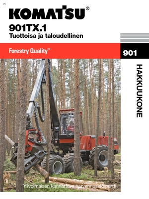 Cosechadoras forestales Komatsu 901 TX
