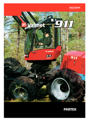 Cosechadoras forestales Valmet 911.1