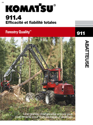 Cosechadoras forestales Komatsu 911.4