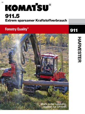 Cosechadoras forestales Komatsu 911.5