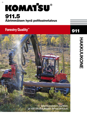 Cosechadoras forestales Komatsu 911.5