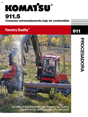 Cosechadoras forestales Komatsu 911.5