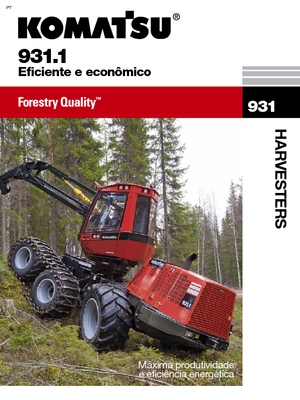 Cosechadoras forestales Komatsu 931.1