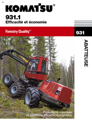 Cosechadoras forestales Komatsu 931.1