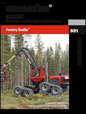 Cosechadoras forestales Komatsu 931XC