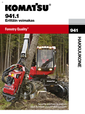 Cosechadoras forestales Komatsu 941.1
