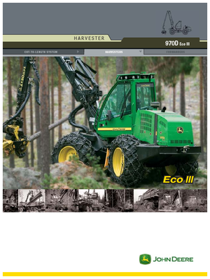 Cosechadoras forestales John Deere 970 D Eco III