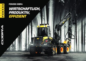 Cosechadoras forestales Ponsse Cobra