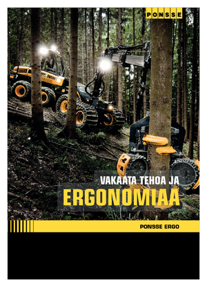 Cosechadoras forestales Ponsse Ergo