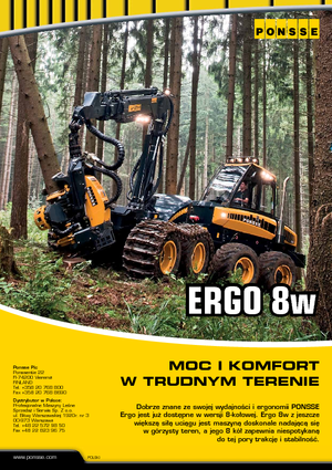 Cosechadoras forestales Ponsse Ergo