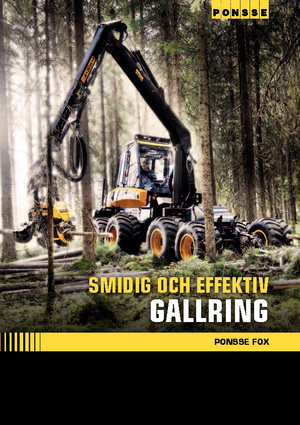 Cosechadoras forestales Ponsse Fox