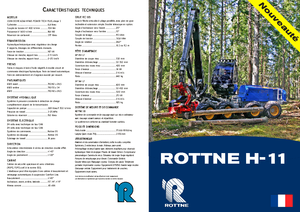 Cosechadoras forestales Rottne H 11