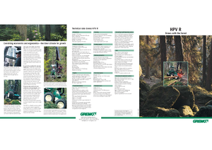 Cosechadoras forestales Gremo HPV R