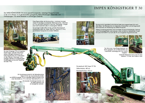 Cosechadoras forestales Impex Königstiger T 30 Gigant