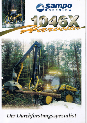 Cosechadoras forestales Sampo Rosenlew SR 1046 X