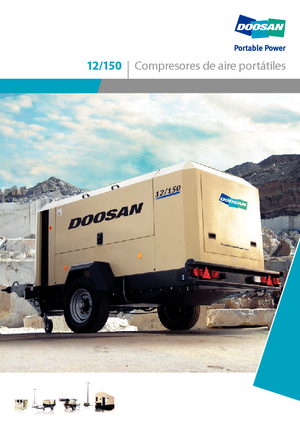Compresores Portátiles - Diesel, Eléctr., Gasolina Doosan 12/150