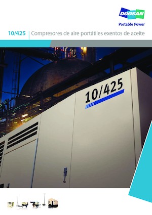 Compresores Portátiles - Diesel, Eléctr., Gasolina Doosan 10/425
