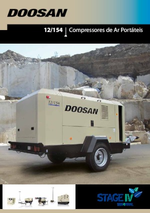 Compresores Portátiles - Diesel, Eléctr., Gasolina Doosan 12/154 