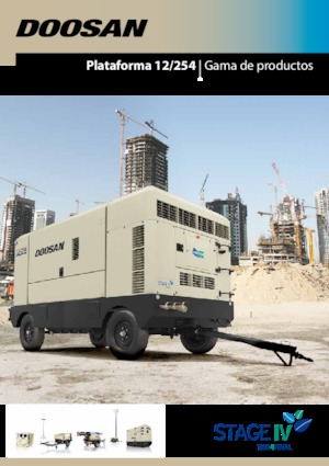 Compresores Portátiles - Diesel, Eléctr., Gasolina Doosan 12/254 