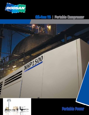 Compresores Portátiles - Diesel, Eléctr., Gasolina Doosan NHP 1500 WCU 