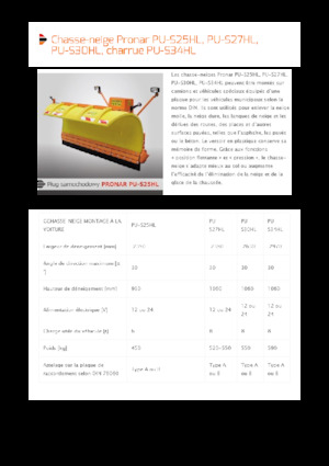 Quitanieves de autopista Pronar PU-S30HL 