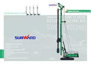 Sistemas de perforación horizontal Sunward SWDM245